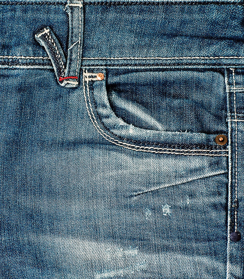 denim jean close up